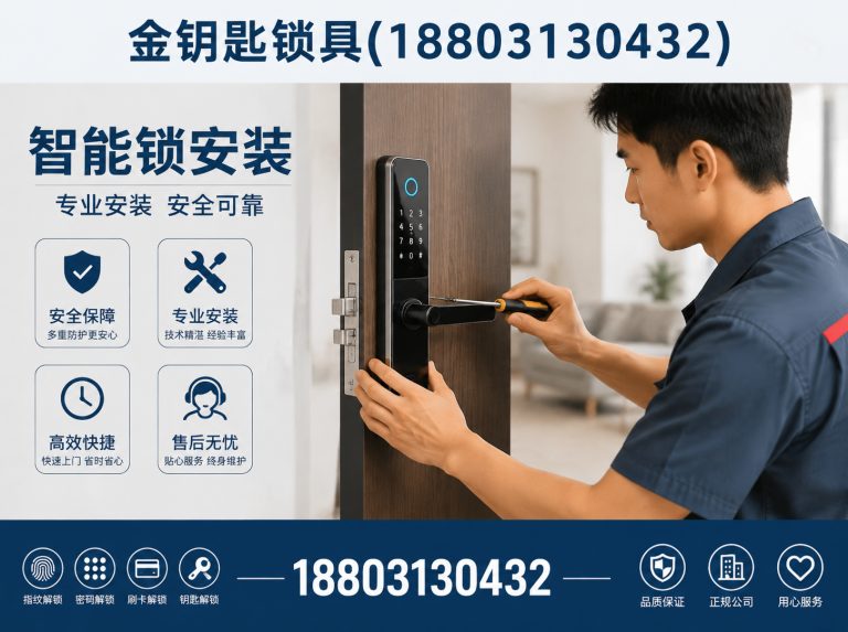 张家口市察北管理区智能锁安装展示图
