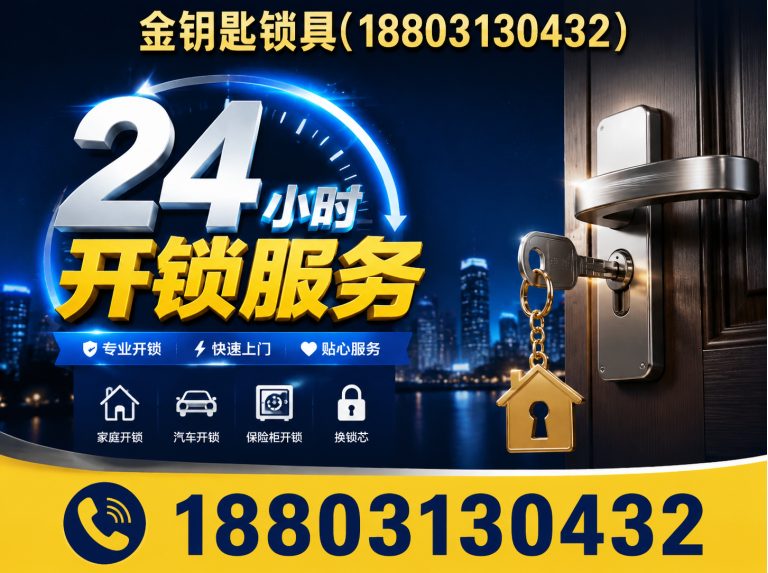 张家口市察北管理区金钥匙锁具展示图